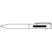 Metalowy długopis LOOK, srebrny