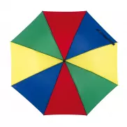 Parasol składany bez automatu REGULAR, czerwony, niebieski, zielony, żółty