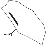 Super płaski parasol składany FLAT, jasnozielony