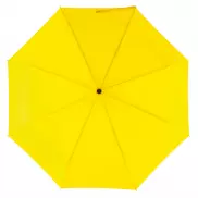 Automatyczny, wiatroodporny, kieszonkowy parasol BORA, żółty