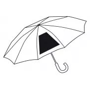 Męski parasol automatyczny LORD, ciemny brąz
