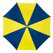Automatyczny parasol DISCO, niebieski, żółty