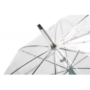 Parasol PANORAMIX, srebrny, transparentny
