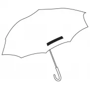 Parasol automatyczny DOUBLY, czarny, szary