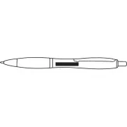 Długopis SWAY, bordowy, srebrny