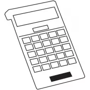 10-cyfrowy kalkulator DOTTY MATRIX, czarny