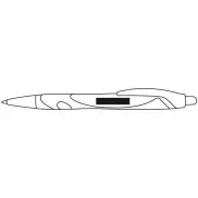 Długopis MODERN, biały, magenta
