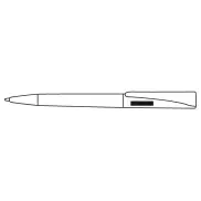 Długopis WEDGE, biały