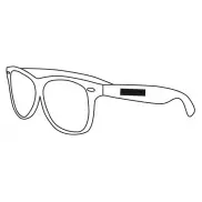 Okulary przeciwsłoneczne STYLISH, jasnoróżowy