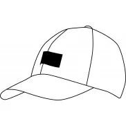 6 segmentowa czapka PITCHER, biały