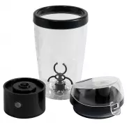 Shaker elektryczny CURL, czarny, transparentny