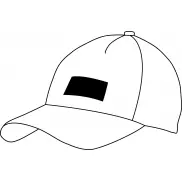 5 segmentowa czapka baseballowa UP TO DATE, czerwony, szary