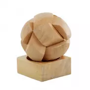 Puzzle w kształcie piłki ROUND DEXTERITY, brązowy