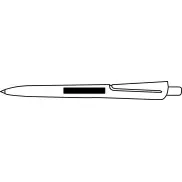 Długopis OREGON, biały, czarny