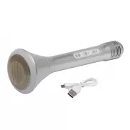 Mikrofon karaoke CHOIR, srebrny