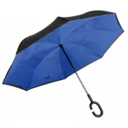 Parasol FLIPPED, czarny, niebieski