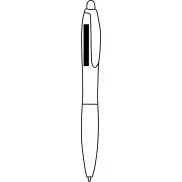 Długopis JUMP, biały, zielone jabłko