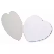 Naklejki w kształcie serca IN LOVE, biały