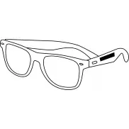 Okulary przeciwsłoneczne BAMBOOO LINE, brązowy, czarny