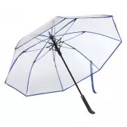 Automatyczny parasol VIP, niebieski, transparentny