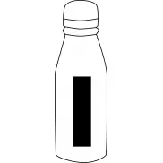 Aluminiowa butelka do picia FANCY, biały