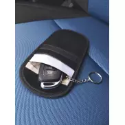 Etui na klucze samochodowe DRIVER z zabezpieczeniem RFID, czarny