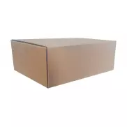 Pudełko na lunch ROSILI M z bambusową pokrywką : pojemność ok. 350 ml, brązowy, transparentny