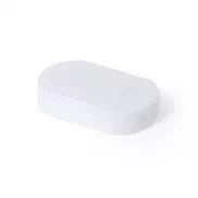 Antybakteryjny pojemnik na tabletki z 3 przegrodami - biały