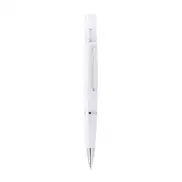 Długopis z atomizerem i zatyczką - biały