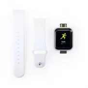 Monitor aktywności, bezprzewodowy zegarek wielofunkcyjny - biały