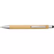 Bambusowy długopis, touch pen - czarny