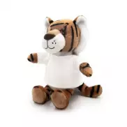 Pluszowy tygrys RPET | Finn - brązowy