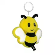 Pluszowa pszczoła RPET z chipem NFC, brelok | Zibee - żółty
