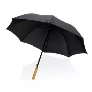 Bambusowy parasol automatyczny 23' Impact AWARE™ rPET - czarny