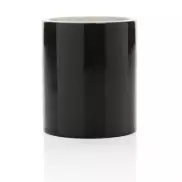 Kubek ceramiczny 350 ml - czarny, biały