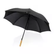 Bambusowy parasol automatyczny 27' Impact AWARE™ rPET - czarny
