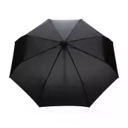 Bambusowy parasol automatyczny 21' Impact AWARE™ rPET - czarny
