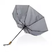 Bambusowy parasol automatyczny 21' Impact AWARE™ rPET - antracytowy