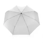 Bambusowy parasol automatyczny 21' Impact AWARE™ rPET - biały