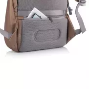 Bobby Soft plecak chroniący przed kieszonkowcami - brązowy