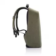 Bobby Hero Small plecak na laptopa do 13,3' i tablet 12,9', chroniący przed kieszonkowcami, wykonany z RPET - zielony