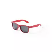 Okulary przeciwsłoneczne RPET - czerwony
