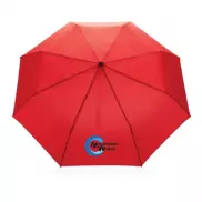 Mały bambusowy parasol 20.5' Impact AWARE™ rPET - czerwony