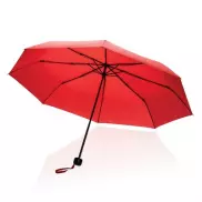 Mały parasol manualny 21' Impact AWARE rPET - czerwony