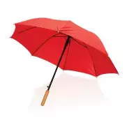 Bambusowy parasol automatyczny 23' Impact AWARE™ rPET - czerwony