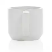 Kubek ceramiczny 350 ml - biały, biały