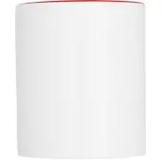 4-częściowy zestaw upominkowy Ceramic składający się z kubków z nadrukiem sublimacyjnym, czerwony