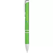 Długopis z plastiku ABS Moneta, zielony