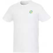 Męski t-shirt Jade z recyklingu, l, biały