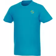 Męski t-shirt Jade z recyklingu, m, niebieski